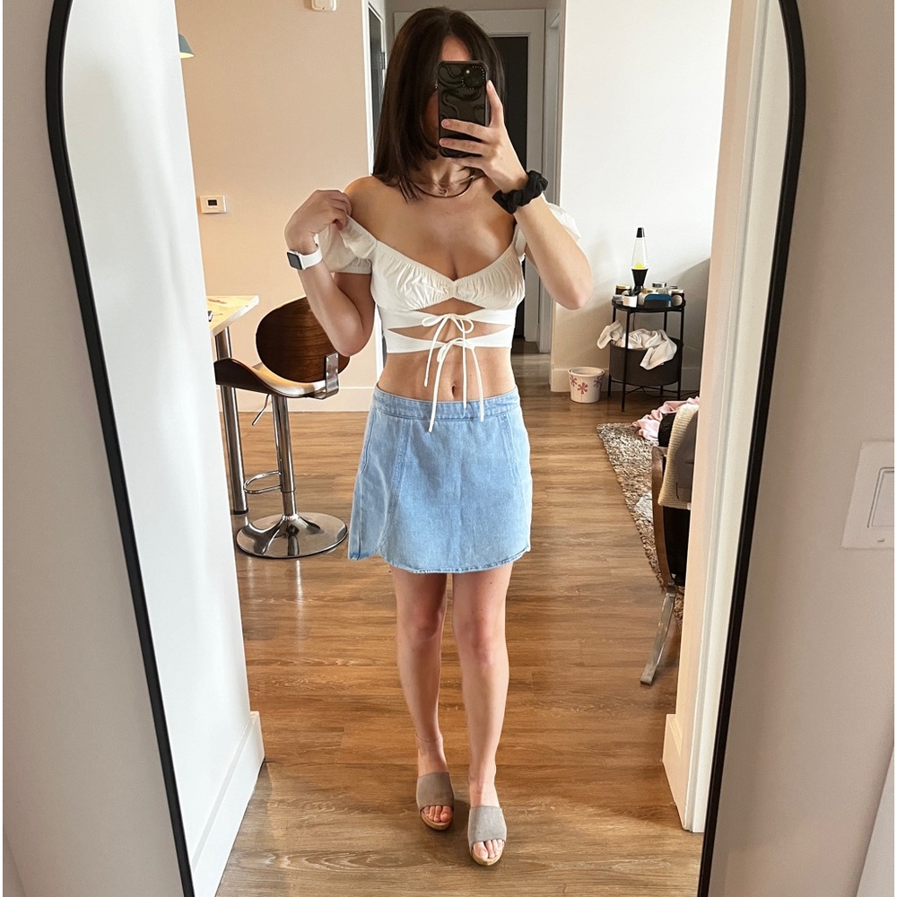 Super cute Pacsun jean skirt